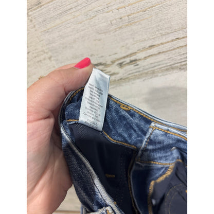 Athleta Straight Leg Scupltek Jeans Womens 8 Blue Stretch Denim Casual EUC4