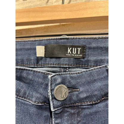 Kut from the Kloth Bootcut Jeans Women 6 Blue Stretch Denim Classic2