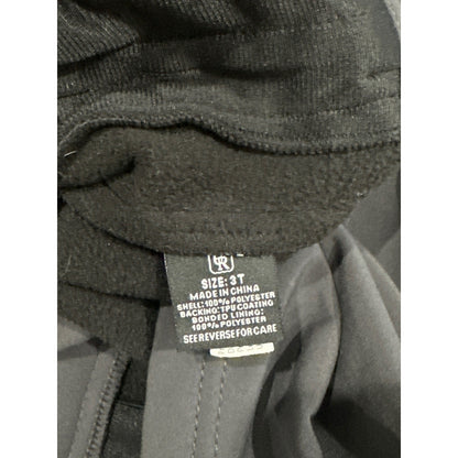 Water Resistant Urban Republic Hooded Jacket 3T Gray Fleece Lined Full Zip EUC4
