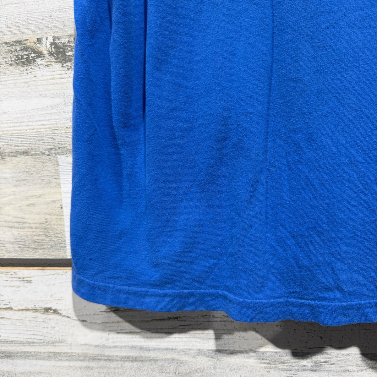 Abercrombie & Fitch Muscle Fit Logo Tee Men Large Blue Cotton Y2K Flawed*5