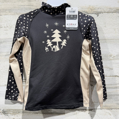 Stonz Sun Shirt Toddler 4T Black Night Camper Polka Dot Outdoors NWT0