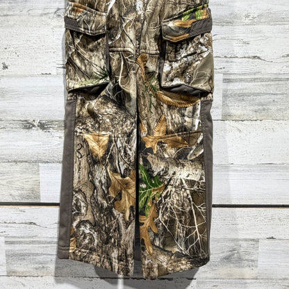Magellan Waterproof Pants Boys XS Camo Realtree Edge Cargo Hunting Outdoors EUC3