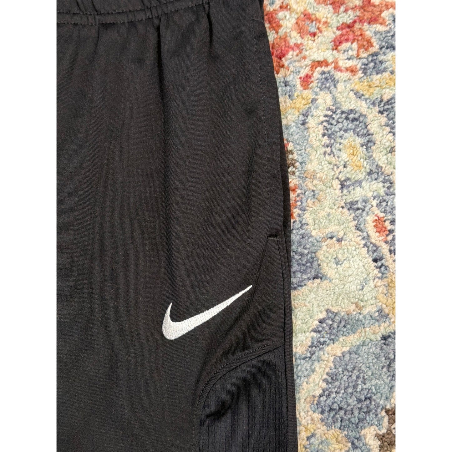 Nike Dri-FIT Pants Boys Large Black Tapered Athletic Track1