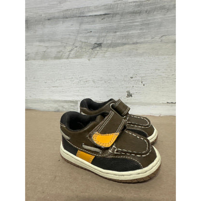Jumping Jacks Perfection Boat Shoes Toddler 4.5 WW Brown Leather Extra Wide0