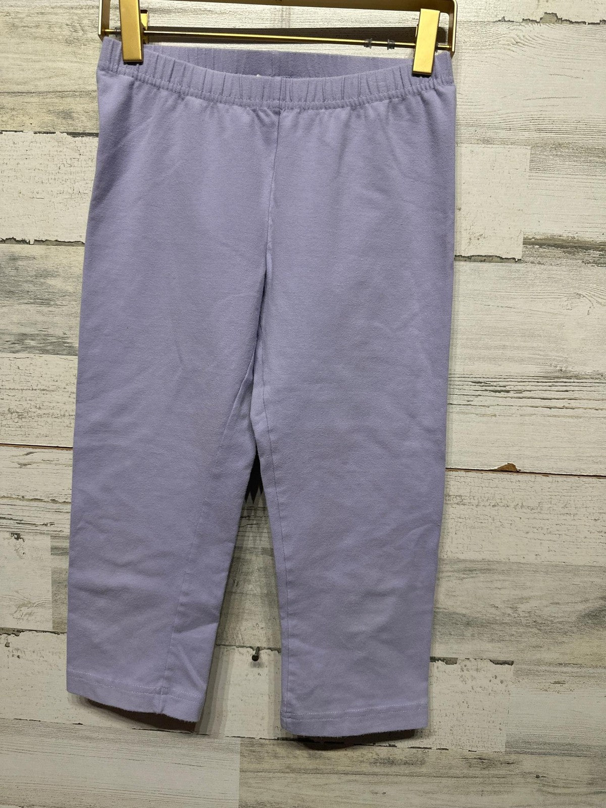 Hanna Andersson Leggings Kids Size 12 Purple Cropped Capri GUC0