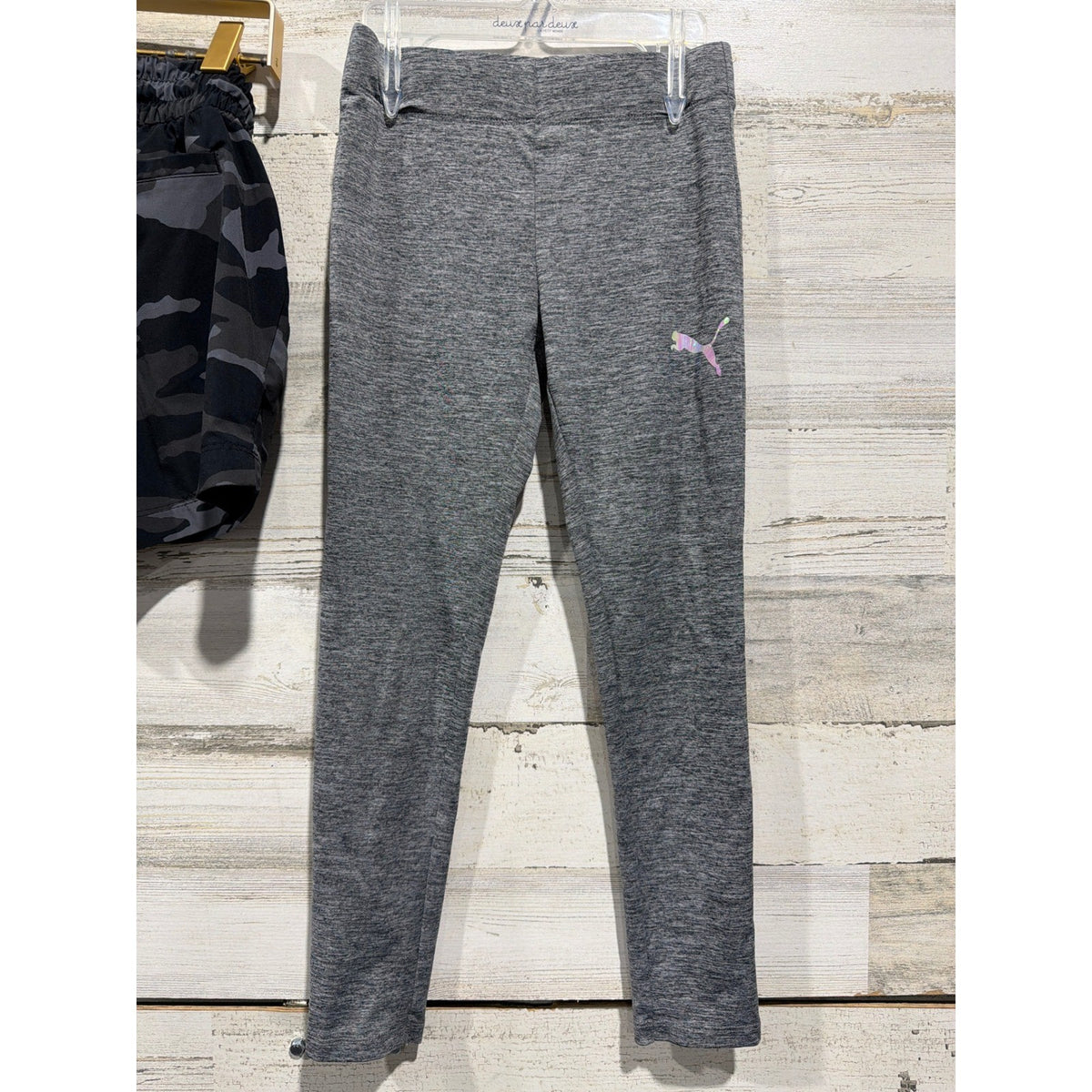 Ivivva Athleta Girl Puma Activewear Bundle Girls 7 Gray Black Camo Athletic EUC7