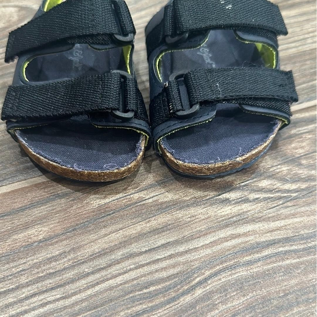 Cat and Jack Sandals Boys Size 6 Toddler Navy Blue Hook and Loop Strappy3