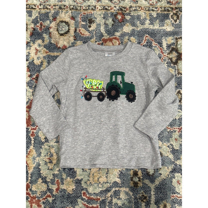 Holiday Applique Long Sleeve Shirt Boys 4T EUC0