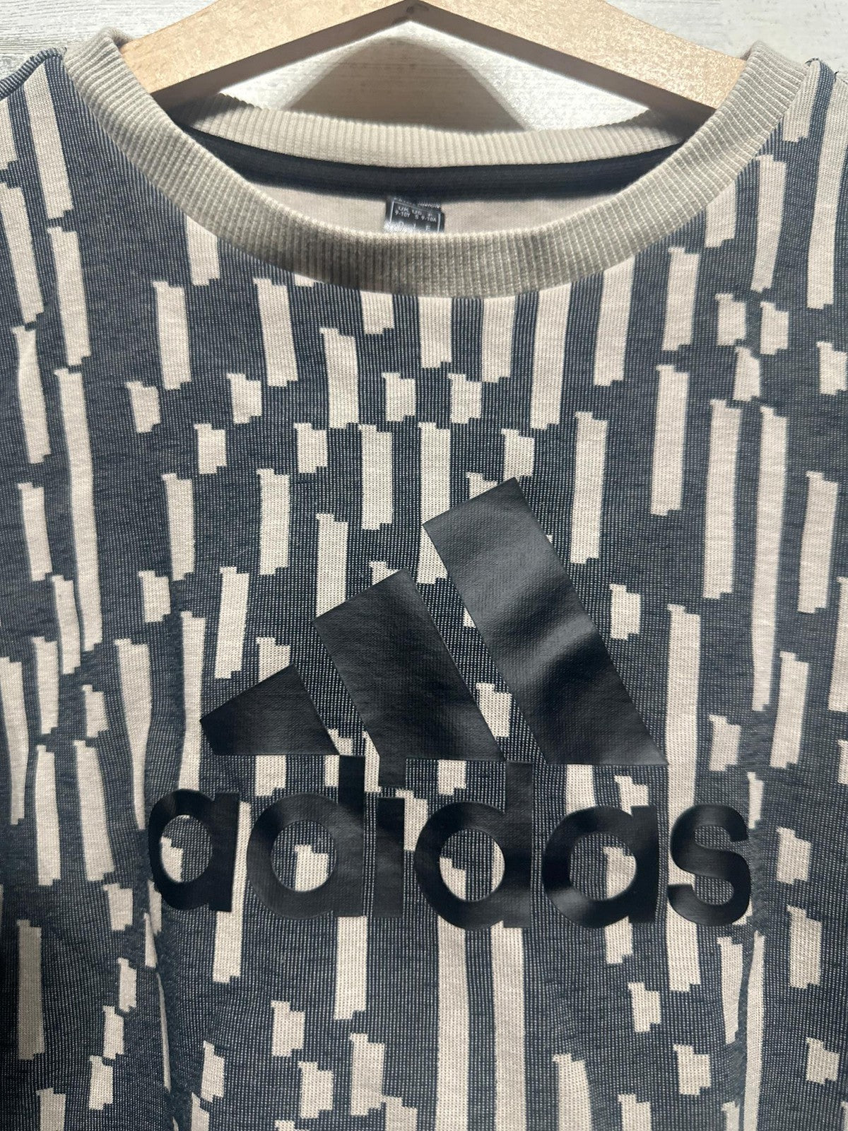 Adidas LEGO Sweatshirt Kids 9-10 Geometric Pullover EUC1