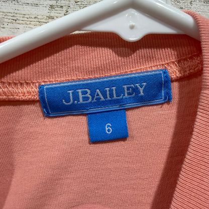 J. Bailey Graphic Tee Boys Size 6 Pink Surf Van Coastal Surfcore EUC2