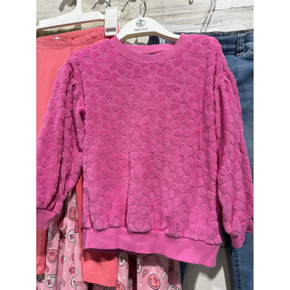 TEA MILA & Rose Jumping Bean Old Navy Girls Size 5 Pink Smiley Floral Bundle EUC3