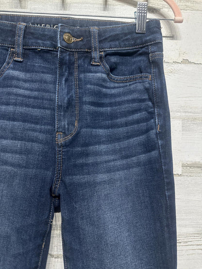American Eagle Highest Rise Jegging Womens 4 Dark Blue Next Level Stretch GUC1