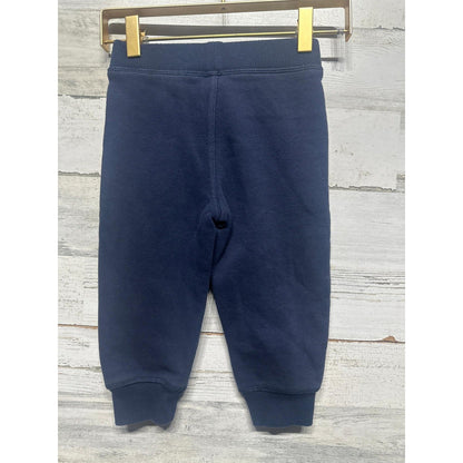 Nautica Sweatpants Boys 18M Navy Blue Fleece Joggers Preppy EUC2
