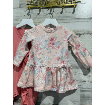 Abby & Evie Laura Ashley First Impressions Girls 12M Pink White Bundle2