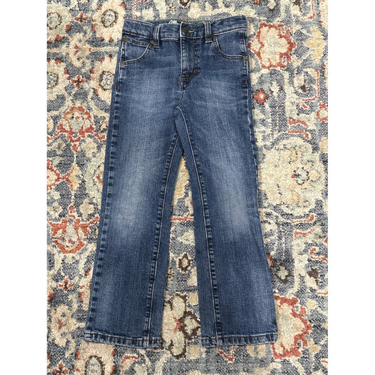 Wrangler Retro Slim Straight Jeans Boys 7 Regular Blue Adjustable Waist EUC0