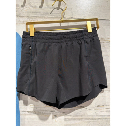 Athleta Girl Outfit Set Girls 12 Blue Black Heart The Hustle Shorts Tee EUC3