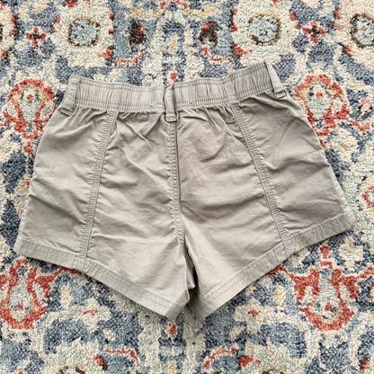 Abercrombie Kids Y2K Short Girls 11/12 Grey Low Rise Utility NWT3