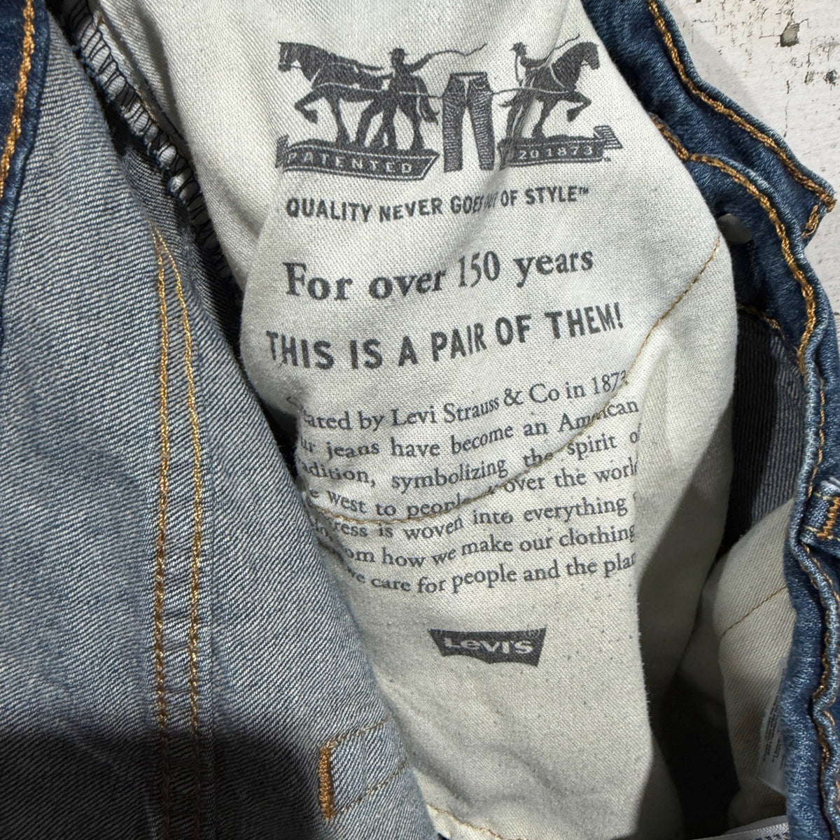 Levi's 514 Straight Fit Jeans Men 34x30 Blue Denim Stretch Modern EUC5