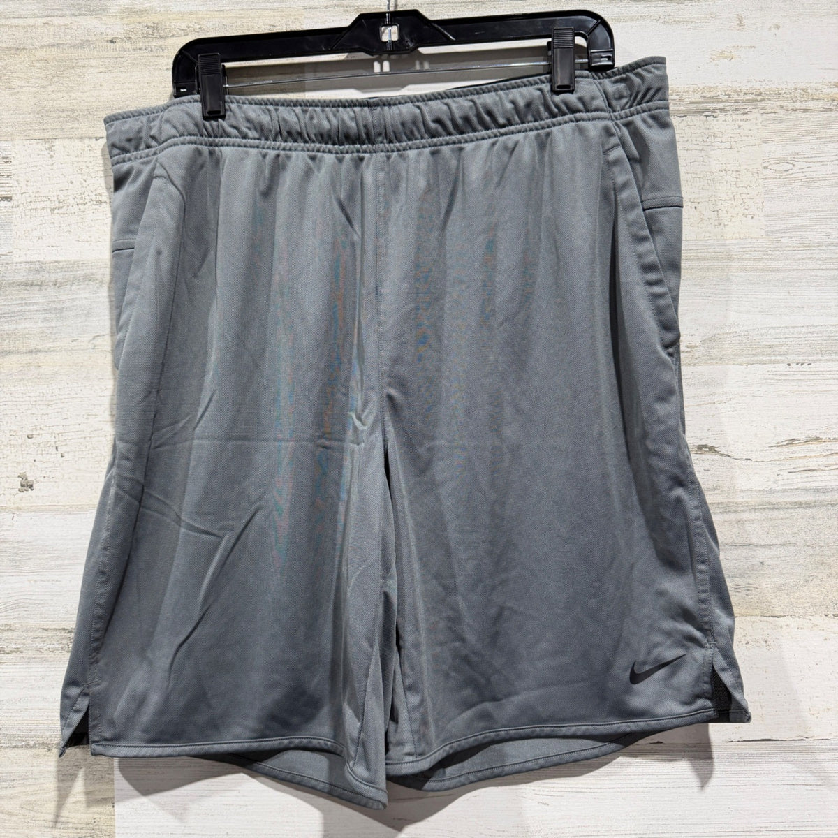 Nike Dri-FIT Shorts Men XL Gray Athletic Performance Gym Workout GUC*0
