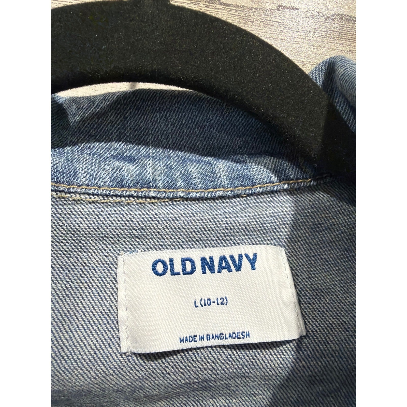 Art Class Little Co Old Navy Bundle Girls 10/12 Gray Blue Floral Denim EUC2