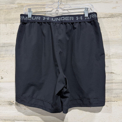 Under Armour Vanish Woven Shorts Men L Black Polyester Athletic Training EUC2