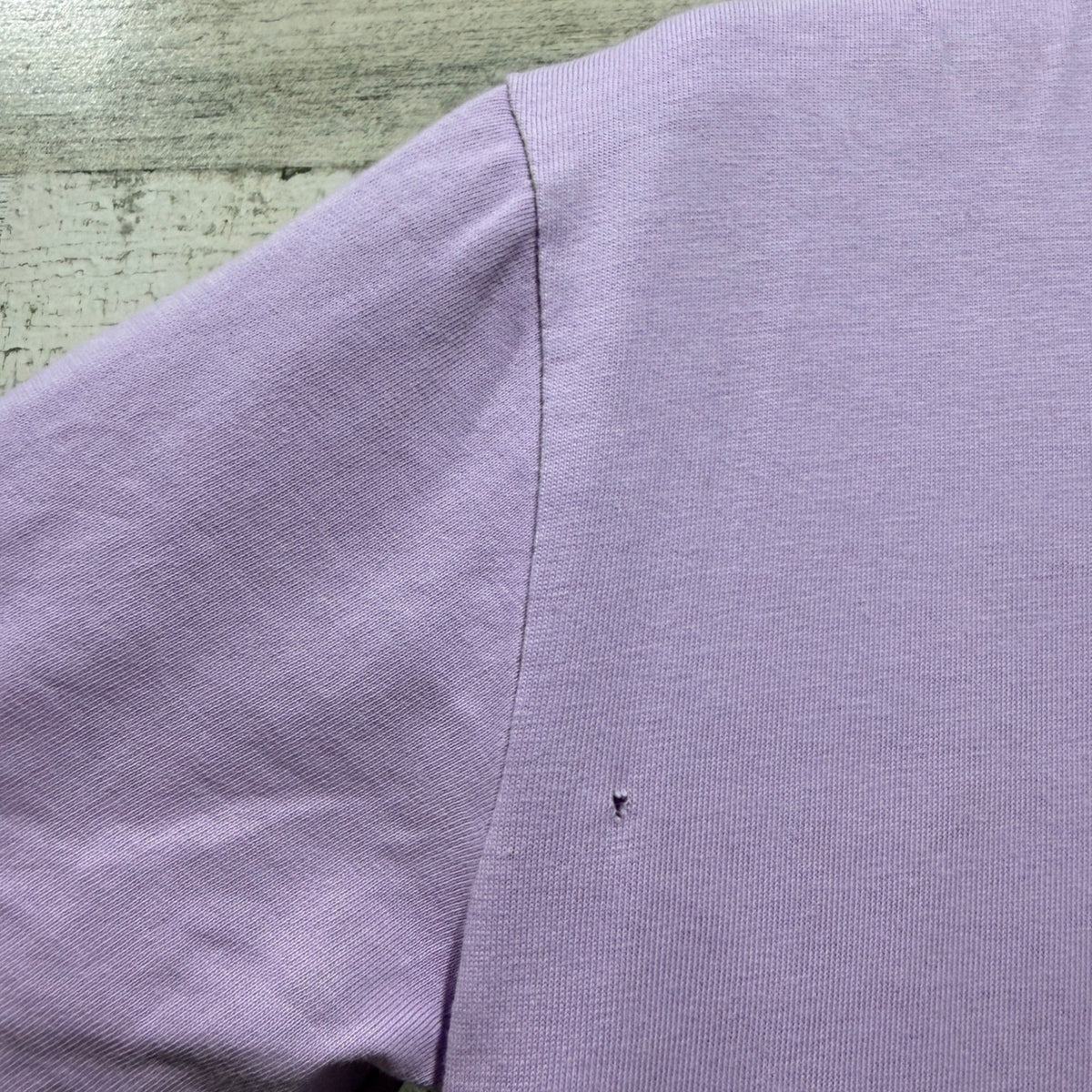 J. Bailey Ice Cream Bow Graphic T-Shirt Girls 5 Purple 100% Cotton Flawed*2