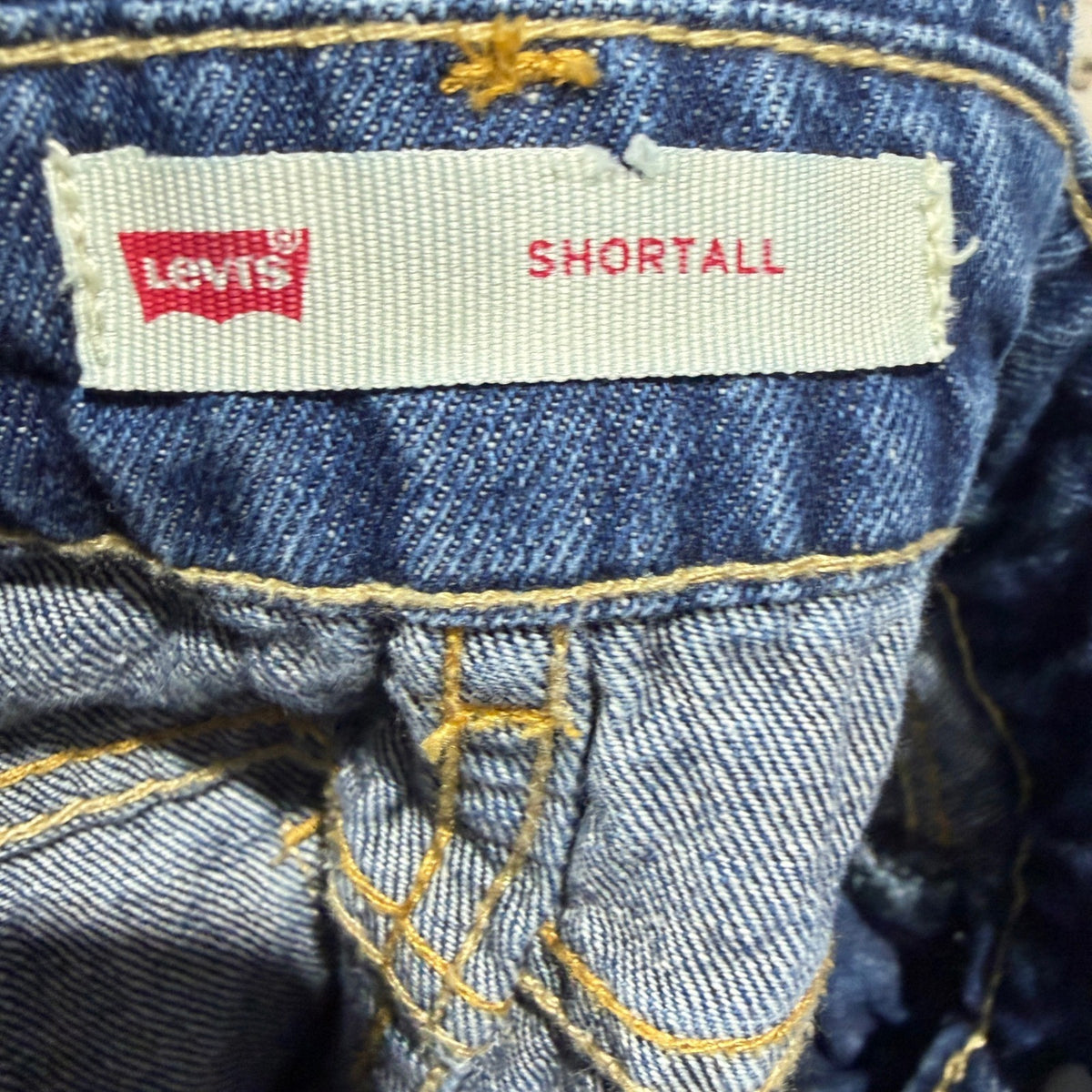 Levi's Shortall Denim Overalls Girls 6 Blue 100% Cotton Classic6