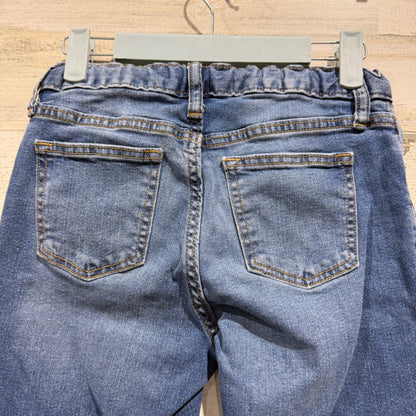 Old Navy Built-In Tough Straight Jeans Boys 10 Plus Blue Denim Stretch3