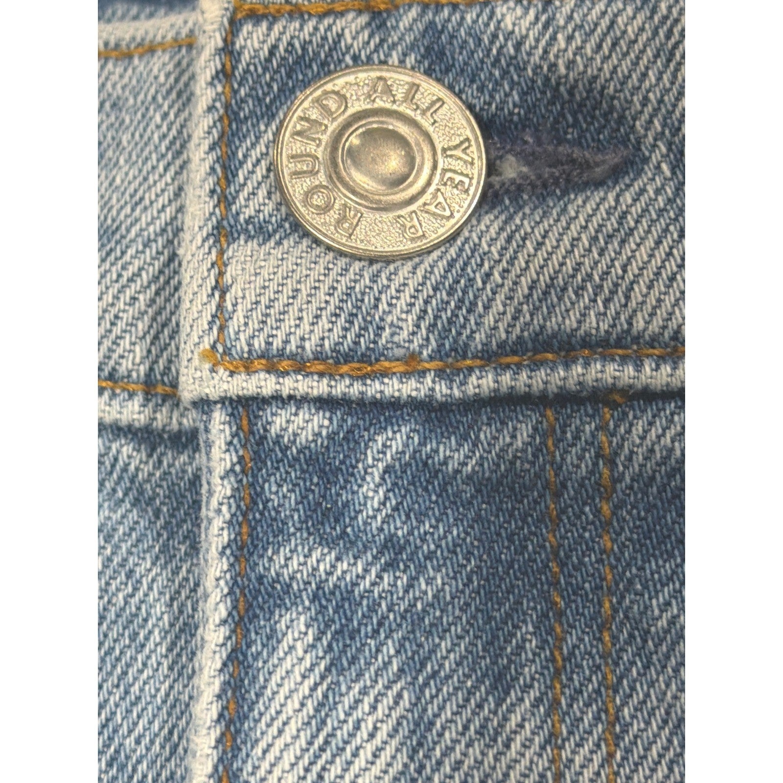 AYR All Year Round Denim Shorts Women 29 Blue Distressed Raw Hem EUC7