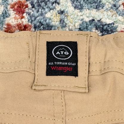 Wrangler ATG Utility Pants Boys 6 Khaki Stretch Hiking Outdoor EUC7