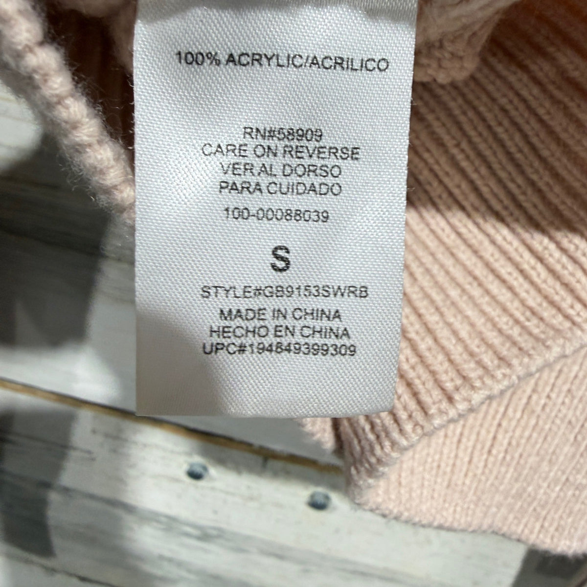 GB Sweater Women S Pink Ruffle Neck Cable Bobble Knit Coquette EUC4