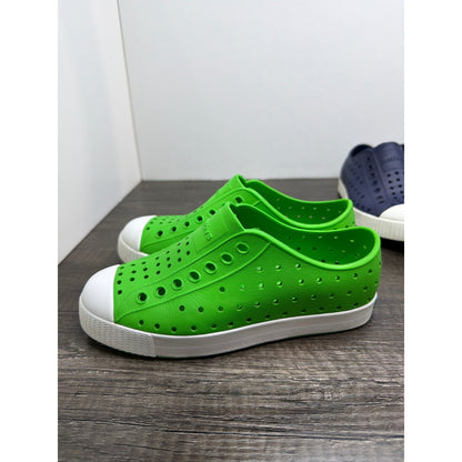 Native Jefferson Shoes Bundle Kids 13 Green Navy Blue Slip On Sneakers7
