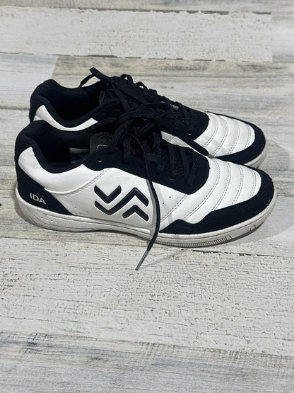 IDA Sports Futsal Shoes Women Size 6 Black White Indoor Soccer Sneakers GUC0