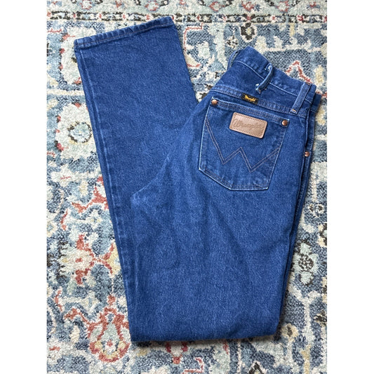 Wrangler Jeans Mens 31x33 Blue Cowboy Cut Straight Leg Denim EUC0