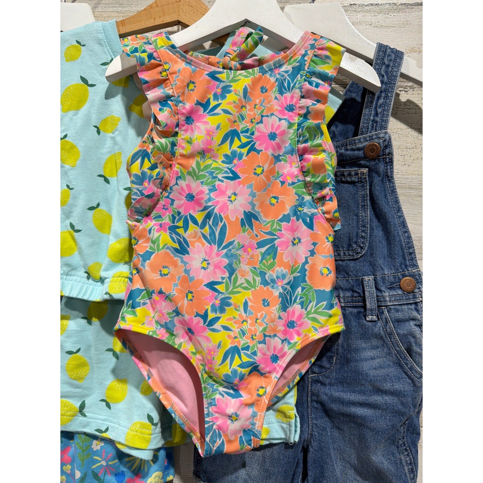 Old Navy Mila Rose Cat Jack BCG Girls 4 Multicolor Summer Bundle Lot1