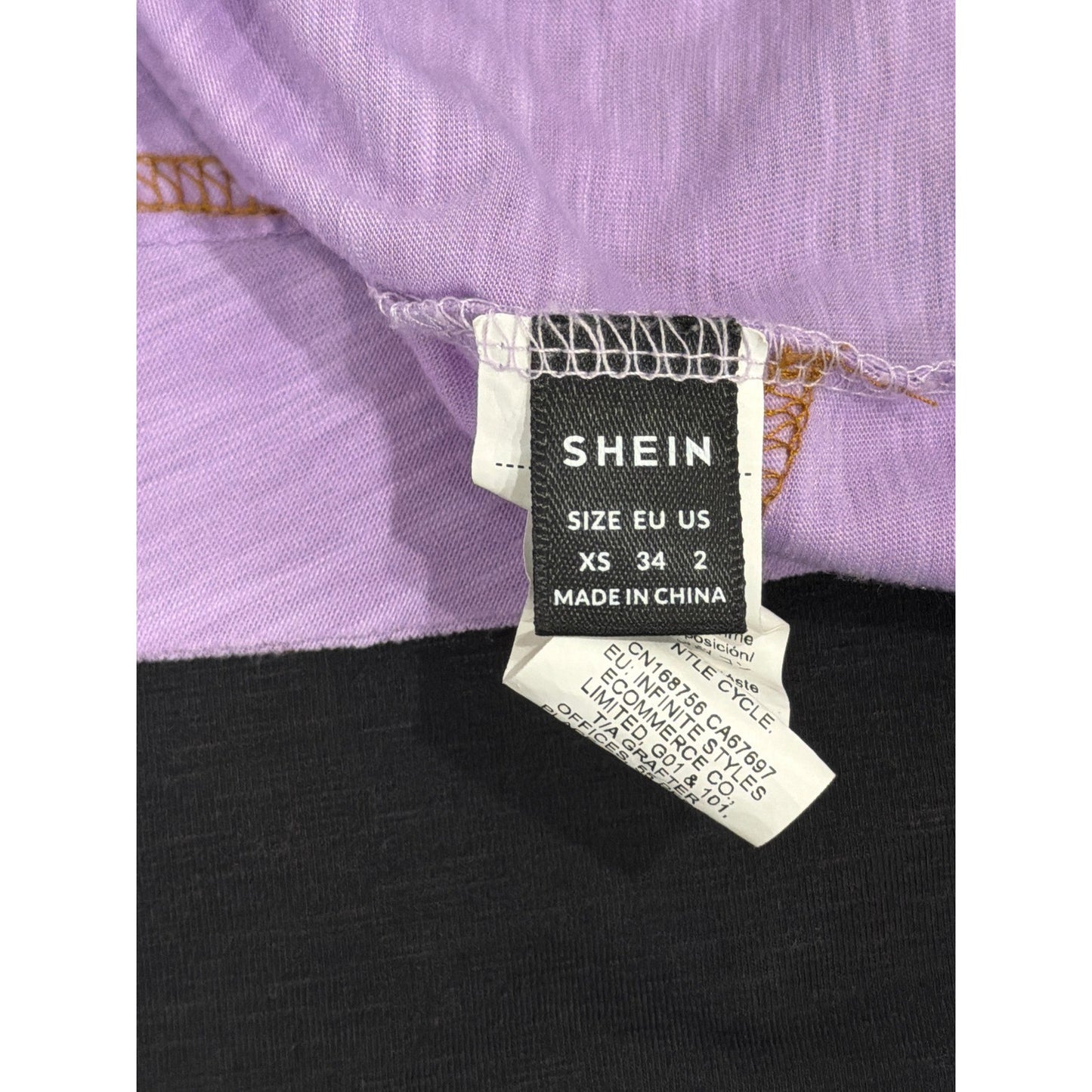 Boxy Top Bundle Women XS Purple Black Cute Open Back Sporty Breezy EUC4