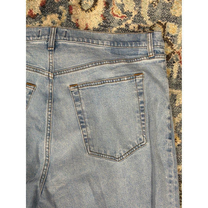 Abercrombie & Fitch 90s Slim Straight Jeans Women 18R Light Blue Curve Love EUC4