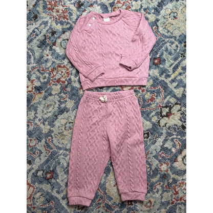 Bailey's Blossoms Shein Boutique Bundle Girls 12-18M Pink Mauve Fall4