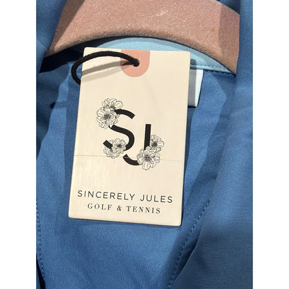 Sincerely Jules Polo Dress Women XS Blue Sleeveless Athletic NWT6