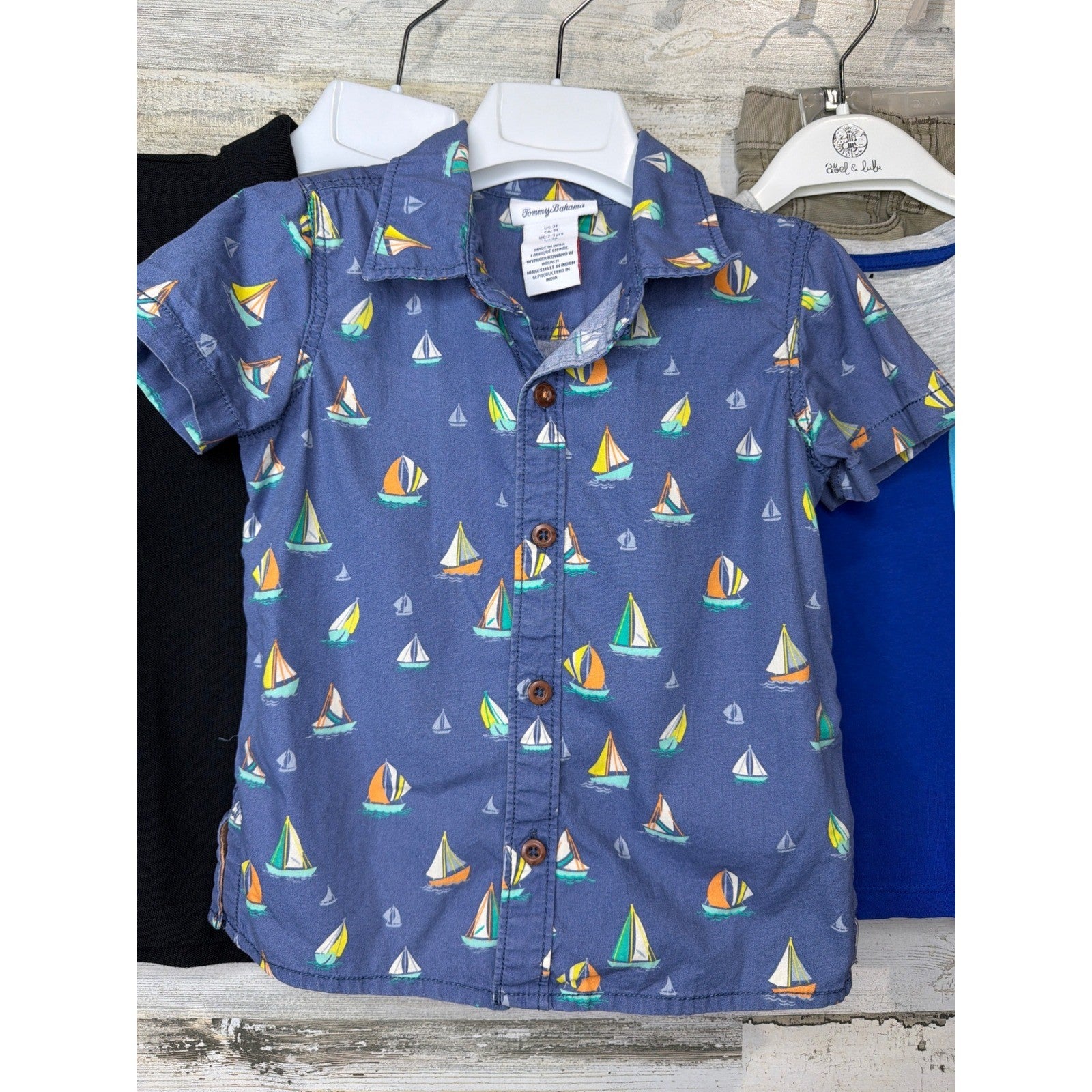 Tommy Bahama Primary H&M Old Navy Boys 3T Multi Bundle Nautical Preppy EUC1