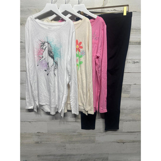Member's Mark Clothing Lot Girls XL 14/16 Multicolor Unicorn Floral EUC0