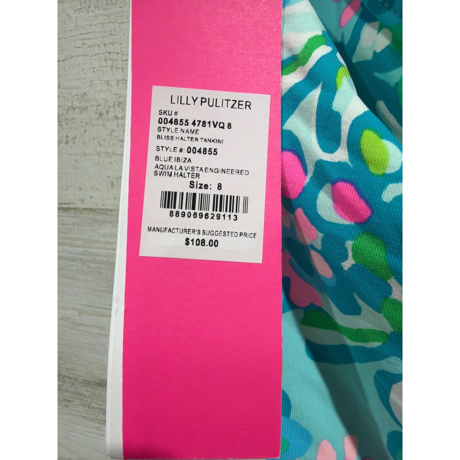 Lilly Pulitzer Tankini Swim Women 8 Top / 10 Bottoms Floral Tropical Resort NWT6
