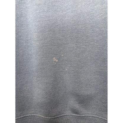 Burlebo Sweatshirt Women Large Blue Distressed Texas TX Graphic Flawed*4