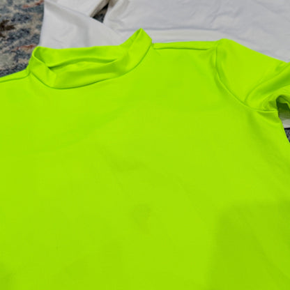 Swim Rash Guard Play Bundle Boys S 6/7 Flamingo Bright Tropical Beach *Flawed9