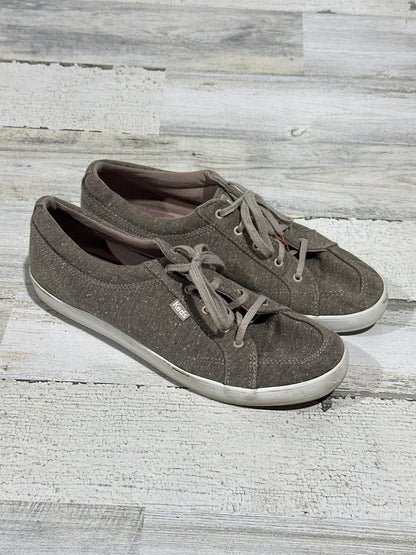 Keds Canvas Low Top Sneakers Women 9 Brown Textured Lace Up GUC0