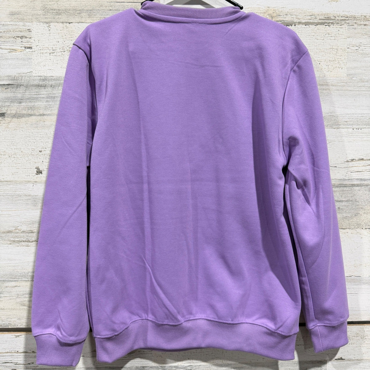 Indians Sweatshirt Women M Purple Chenille Patch Varsity Game Day PNG EUC3