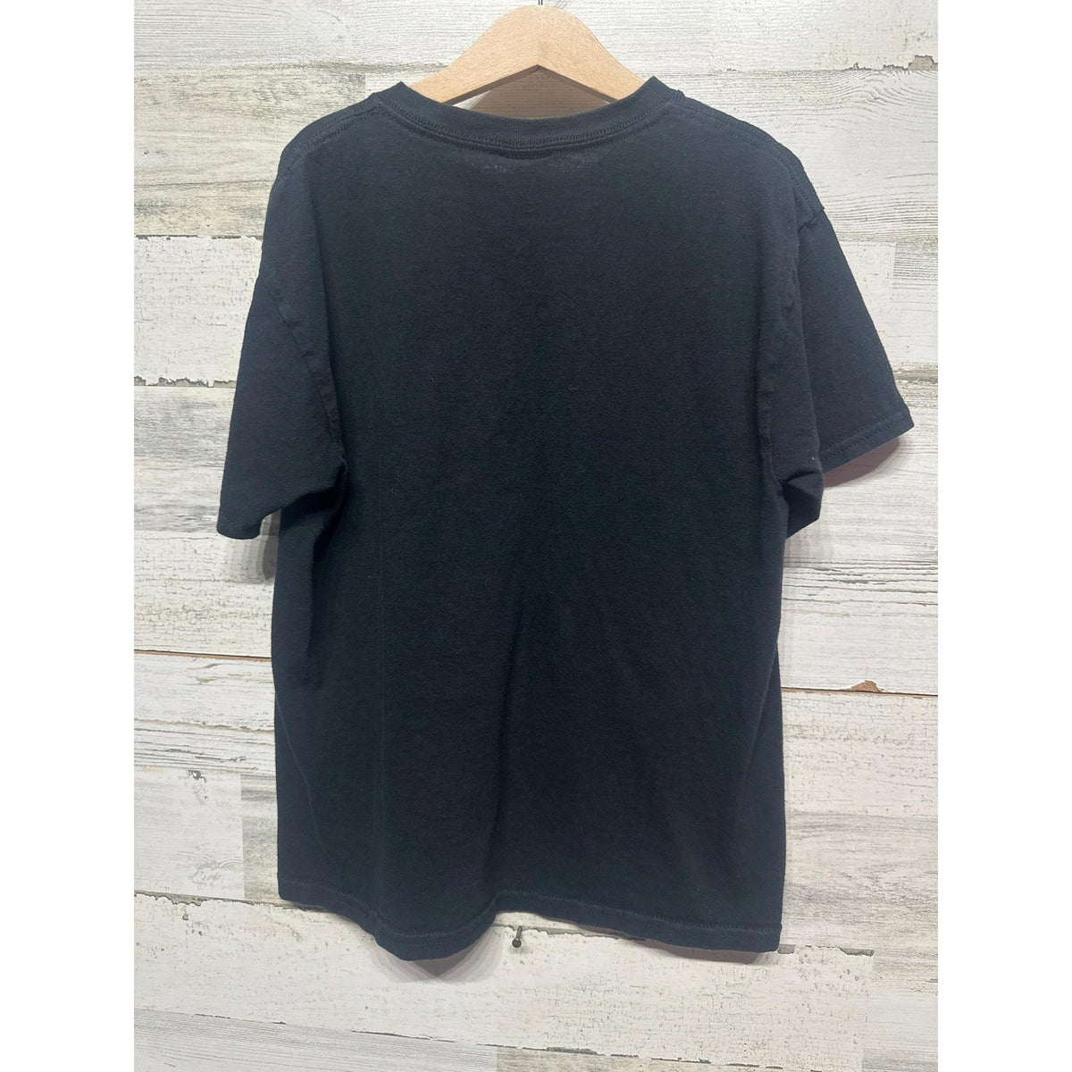 Gildan Bulldogs Graphic T-Shirt Boys M 8-10 Black Football Sports EUC1