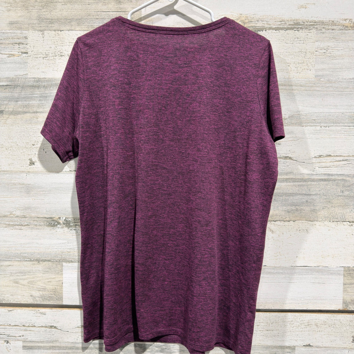 Nike Dri-FIT T-Shirt Women XL Purple Heathered Activewear Gym EUC3