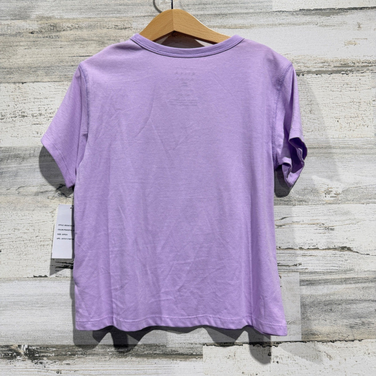 Billabong Graphic Tee Kids Small Lilac Take A Sun Trip Surf Boho NWT5
