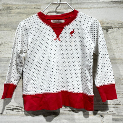 The Beaufort Bonnet Company Sweatshirt Girls 12-18M Polka Dot Preppy *Flawed0